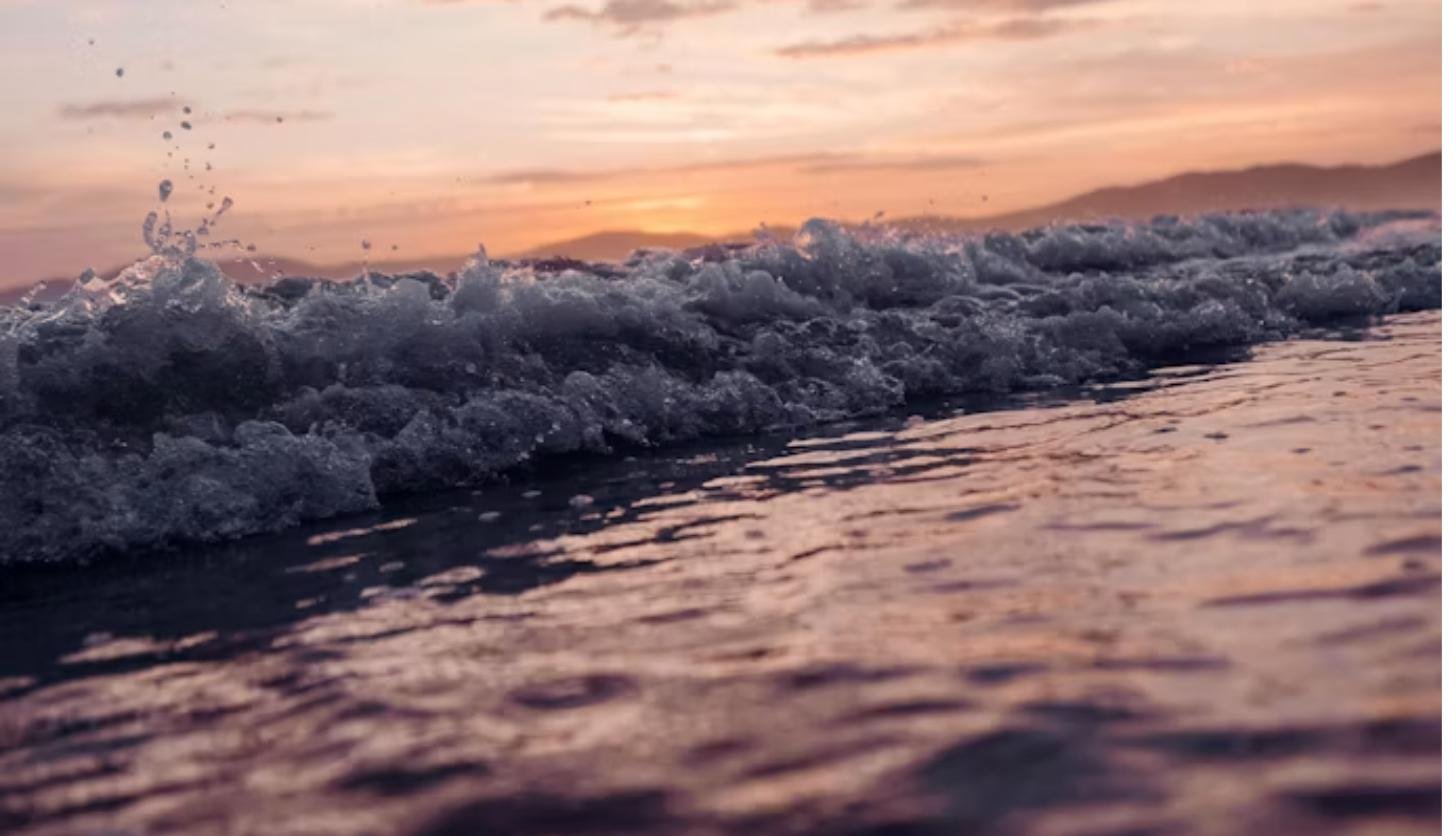 Pôr do sol na praia de Itapema, SC