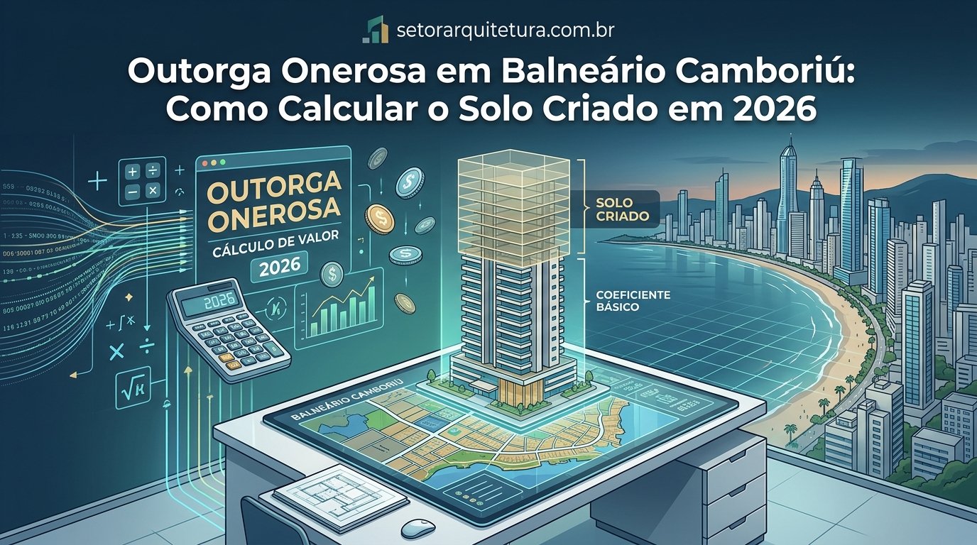 Outorga Onerosa em Balneário Camboriú: Como Calcular o Solo Criado em 2026