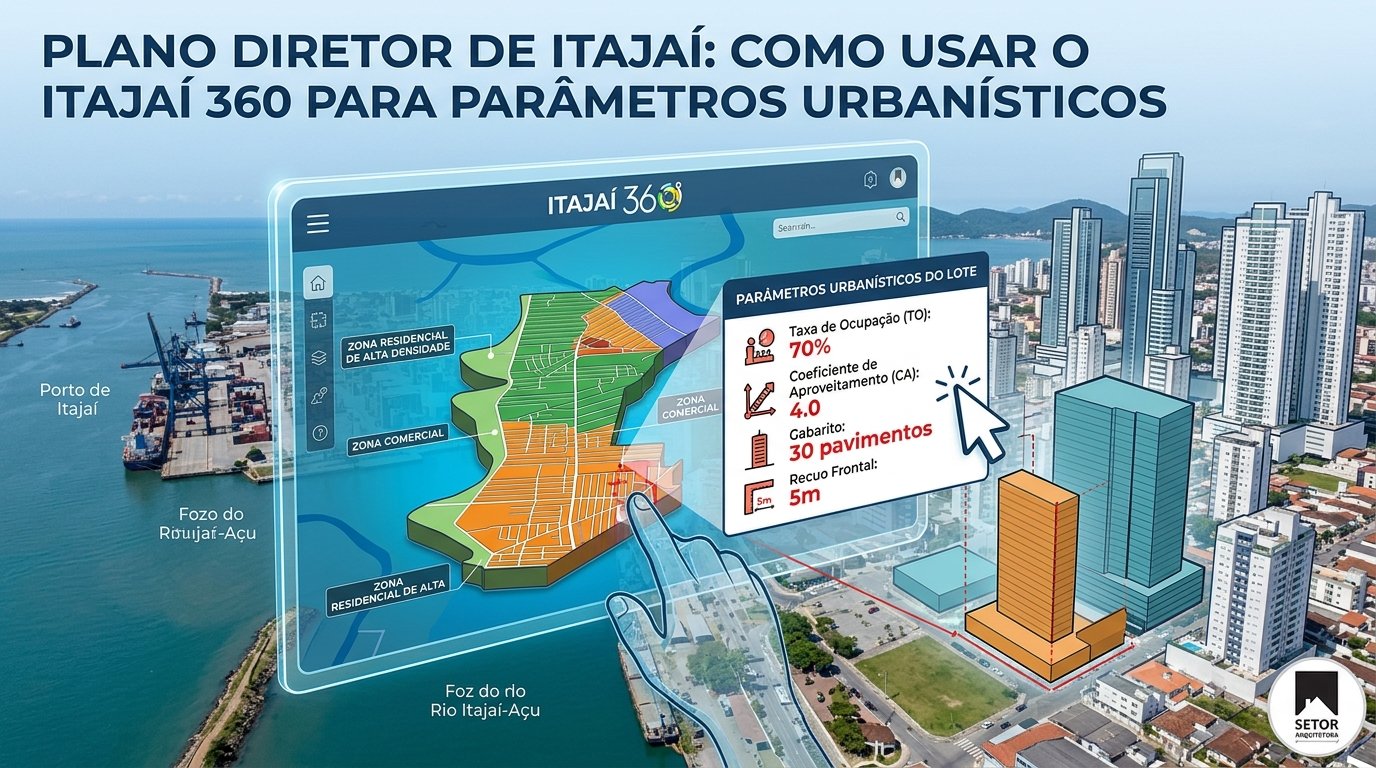 Plano Diretor de Itajaí: Como Usar o Itajaí 360 para Parâmetros Urbanísticos